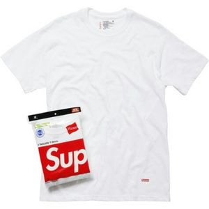 Supreme Hanes Tagless Tee  Small Ready to Ship